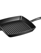 Staub Квадратен грил тиган чугун 30см Black -