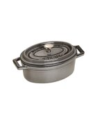 Staub Mini-Cocotte овална тенджера за готвене от чугун 11 см/025 л <<Графи