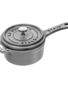 Staub Мини-тенджера чугун 10 см/0.25л Graphite Grey -
