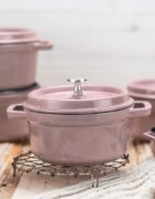 Staub Мини тенджера за готвене Cocotte чугунена 10 см/0.25 л Cherry Bloss