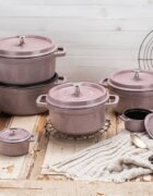Staub Мини тенджера за готвене Cocotte чугунена 10 см/0.25 л Cherry Bloss
