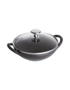 Staub Мини уок чугун 16 см Black -