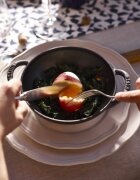 Staub Мини уок чугун 16 см Black -