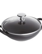 Staub Мини уок чугун 16 см Black -