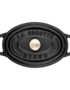 Staub Овален мини-Cocotte чугун 11см/0.25л Black -