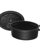 Staub Овален мини-Cocotte чугун 11см/0.25л Black -