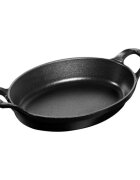 Staub Овален съд за фурна чугун 28 см Black -