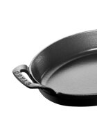 Staub Овален съд за фурна чугун 28 см Black -