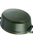 Staub Овален съд за готвене Cocotte чугун 29 см/4.2л Basil -
