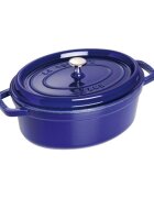 Staub Овален съд за готвене Cocotte чугун 29cm/4.2L Dark Blue -