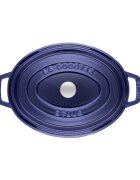 Staub Овален съд за готвене Cocotte чугун 29cm/4.2L Dark Blue -