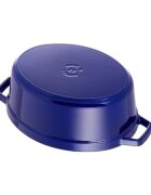 Staub Овален съд за готвене Cocotte чугун 29cm/4.2L Dark Blue -