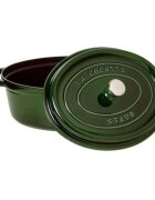 Staub Овален съд за готвене Cocotte чугун 31cm/5.5L Basil -