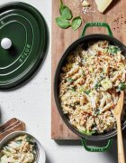 Staub Овален съд за готвене Cocotte чугун 31cm/5.5L Basil -
