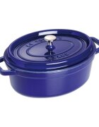 Staub Овален съд за готвене Cocotte чугун 31cm/5.5L Dark Blue -
