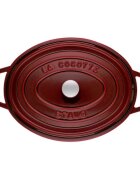 Staub Овален съд за готвене Cocotte чугун 31cm/5.5L Grenadine -