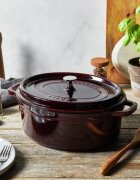 Staub Овален съд за готвене Cocotte чугун 31cm/5.5L Grenadine -