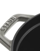 Staub Овален съд за готвене Cocotte чугун 31cm/55L Graphite Grey -