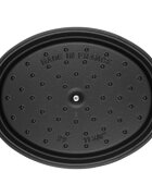 Staub Овален съд за готвене Cocotte чугун 31см/5.5л Black -