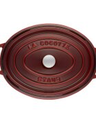 Staub Овален съд за готвене Cocotte чугун 33cm/6.7L Grenadine -