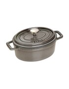 Staub Овална тенджера Cocotte чугун 15 см/06 л Graphite Grey -