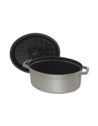 Staub Овална тенджера Cocotte чугун 15 см/06 л Graphite Grey -