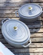 Staub Овална тенджера Cocotte чугун 15 см/06 л Graphite Grey -