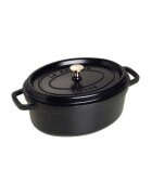 Staub Овална тенджера Cocotte чугун 23 см/235 л Black -