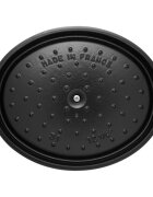 Staub Овална тенджера Cocotte чугун 31 см/55 л бял трюфел -