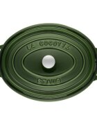 Staub Овална тенджера Cocotte чугун 33 см/67 л Basil -