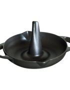 Staub Пилешка пекарна чугун 24 см Black -