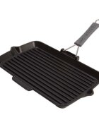 Staub Правоъгълен грил тиган чугун 34x21 см Black -