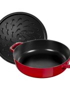 Staub Съд за готвене Chistera чугун 28 см Cherry -