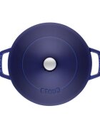 Staub Съд за готвене Chistera чугун 28 см Dark Blue -