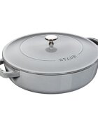 Staub Съд за готвене Chistera чугун 28 см Graphite Grey -
