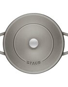 Staub Съд за готвене Chistera чугун 28 см Graphite Grey -