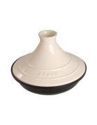 Staub Таjine изработен от чугун с керамичен капак 20 см/06 л Cream - Sta