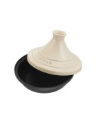 Staub Таjine изработен от чугун с керамичен капак 20 см/06 л Cream - Sta