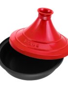 Staub Таjine изработен от чугун с керамичен капак 28 см Cherry -