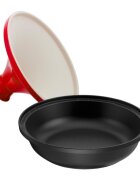 Staub Таjine изработен от чугун с керамичен капак 28 см Cherry -
