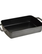 Staub Тава за фурна чугун 30 × 20 см Graphite Grey -