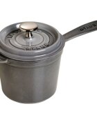 Staub Тенджера чугунена 18 см/28 л Graphite Grey -