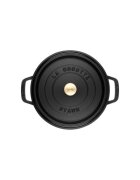 Staub Тенджера Cocotte чугун 18 см/1.7л Black -