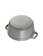 Staub Тенджера Cocotte чугун 18 см/17 л Graphite Grey -