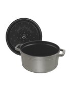 Staub Тенджера Cocotte чугун 20 см/22 л Graphite Grey -