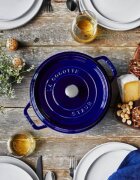 Staub Тенджера Cocotte чугун 22 см/26 л Dark Blue -
