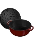 Staub Тенджера Cocotte чугун 24 см / 36 л Grenadine -