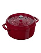Staub Тенджера Cocotte чугун 24 см/38 л Bordeaux -