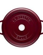 Staub Тенджера Cocotte чугун 24 см/38 л Bordeaux -
