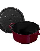 Staub Тенджера Cocotte чугун 24 см/38 л Bordeaux -